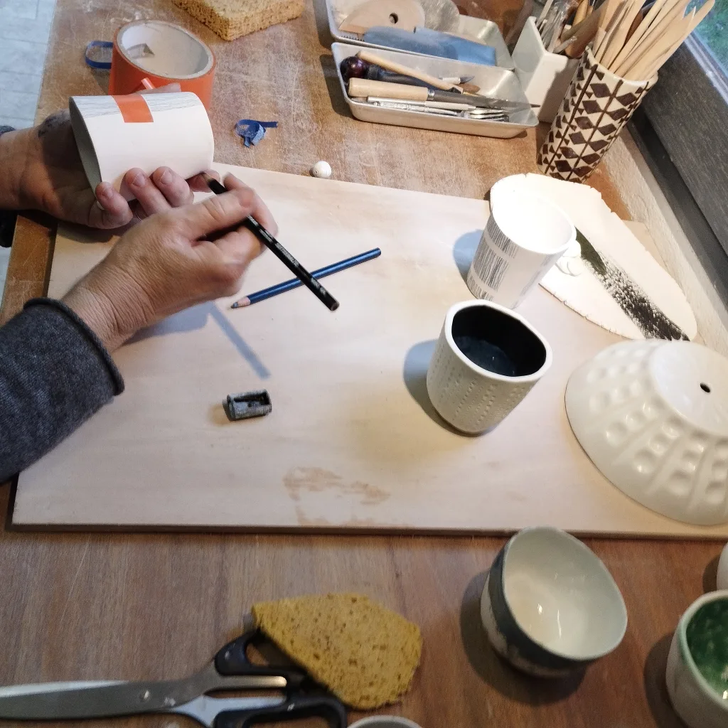 décor sur porcelaine
